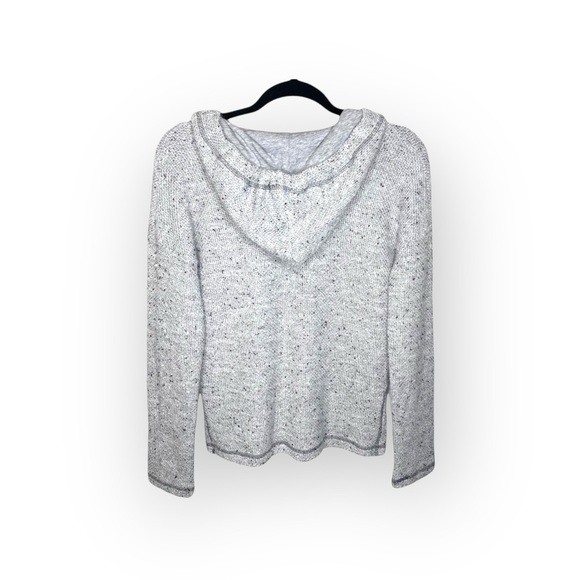 new Splendid ✶ Morrow Bay Boxy Waffle Textured Sweatshirt Hoodie ✶ Grey ✶ Small - Picture 8 of 16